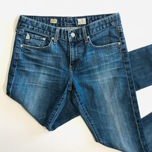 AG Adriano Goldschmied The Nikki Relaxed Skinny Denim Jeans Womens Blue Size 27R